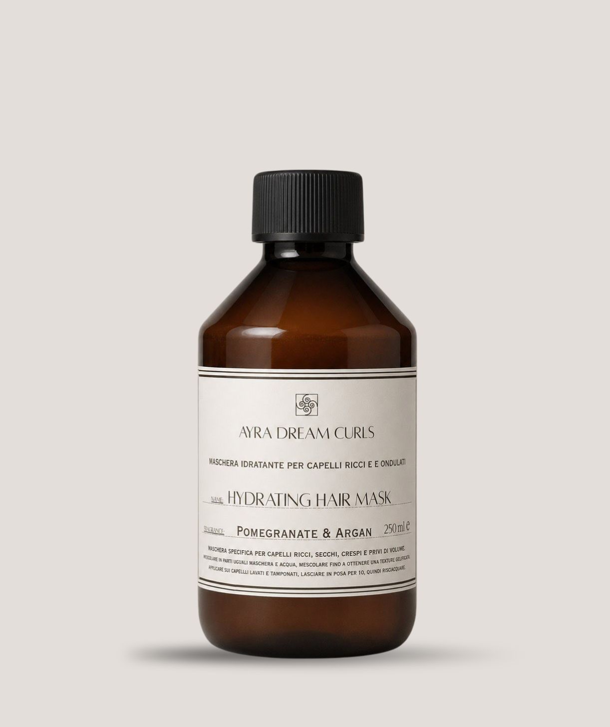Maschera idratante ricci